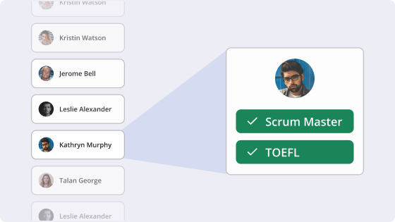 Certification UI image