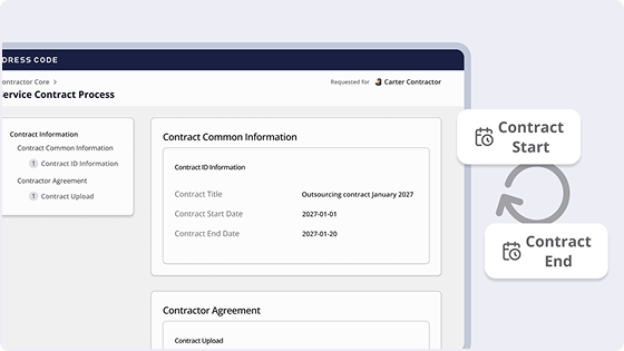 Contractor Core UI image